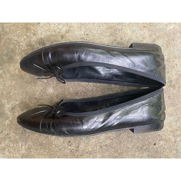Authentic Chanel leather classic ballerina flats Size 38 - Picture 3 of 9
